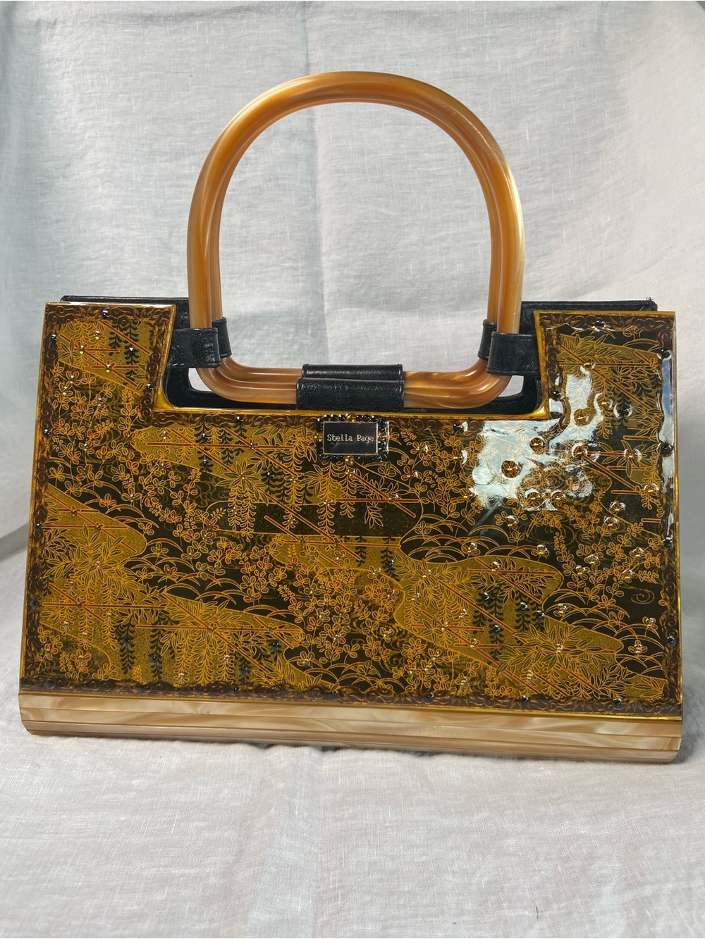 Vintage Stella Page Handmade Bag NWOT